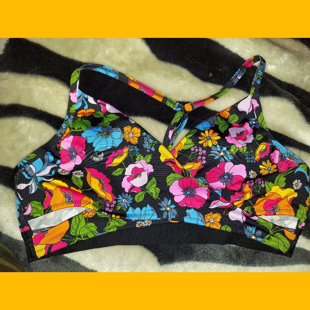 Victorias secret PINK Sports floral bra